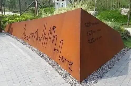 康保耐候钢挡土墙